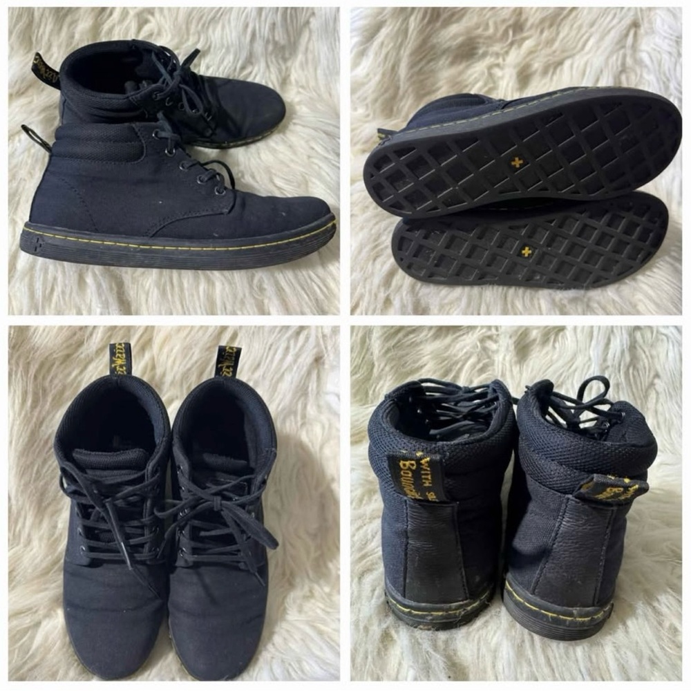 Dr. Martens Black High-Top Sneakers